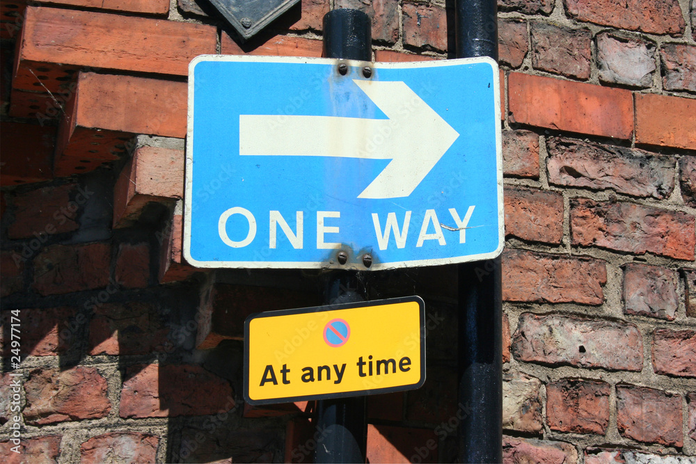 One Way Sign