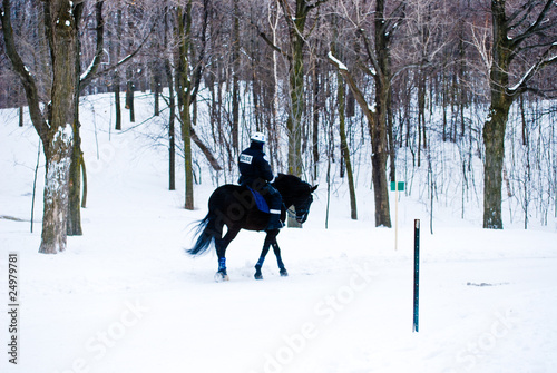 Policier à cheval