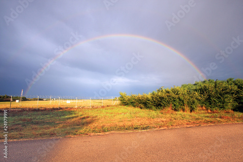 Obraz na plátně arcobaleno su paesaggio croato
