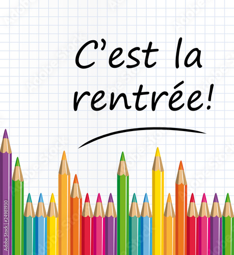C'est la rentrée!