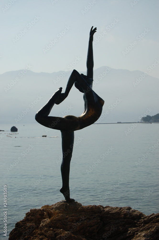 Fototapeta premium Ballerina of Budva, Montenegro