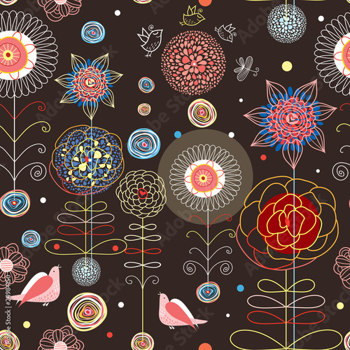 floral seamless pattern