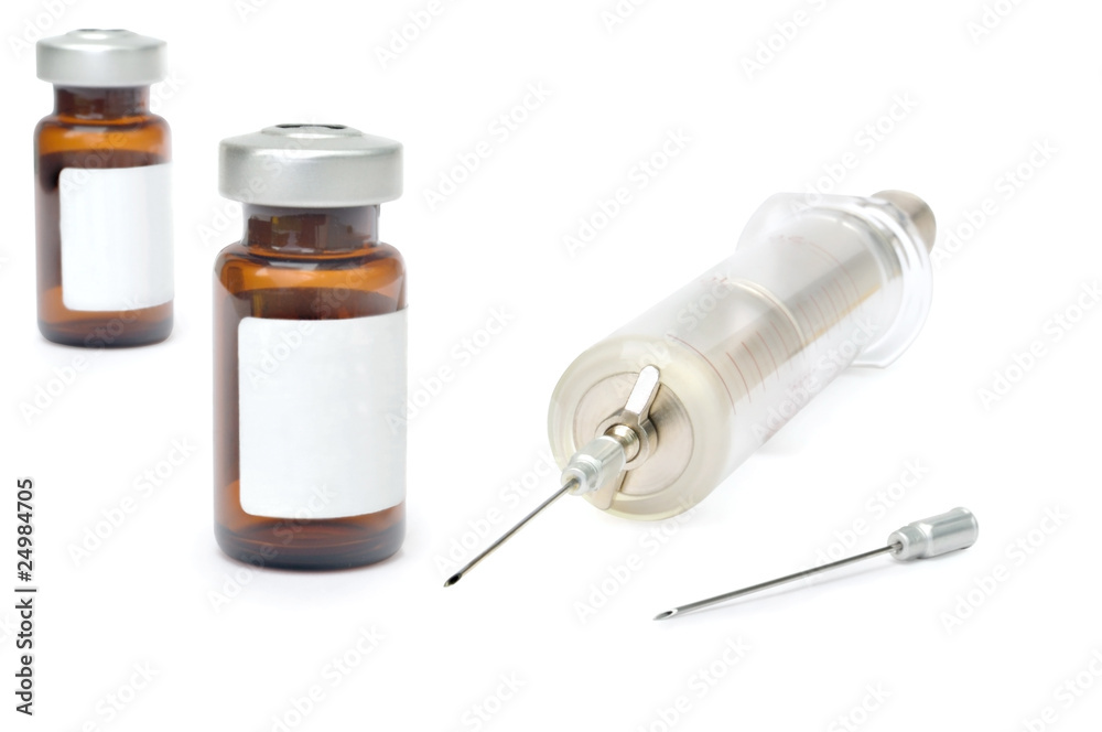 Old glass syringe Old glass syringe