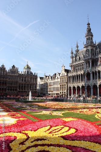 Flower carpet on the Grand Place in Brussels (August 2010)