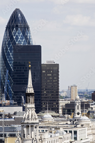 difference between new and historical buildings in London UK #24988503