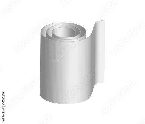 Sheet roll vector