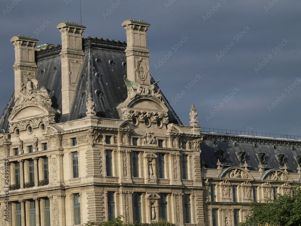 Obraz premium Museo del Louvre en Paris