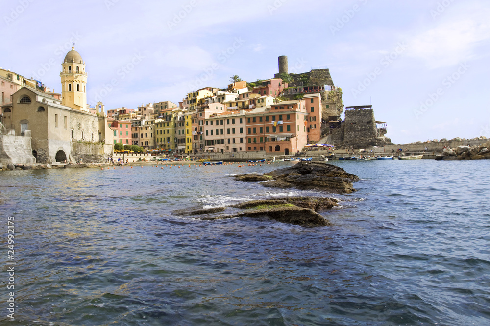 Vernazza Italy - waterfront view