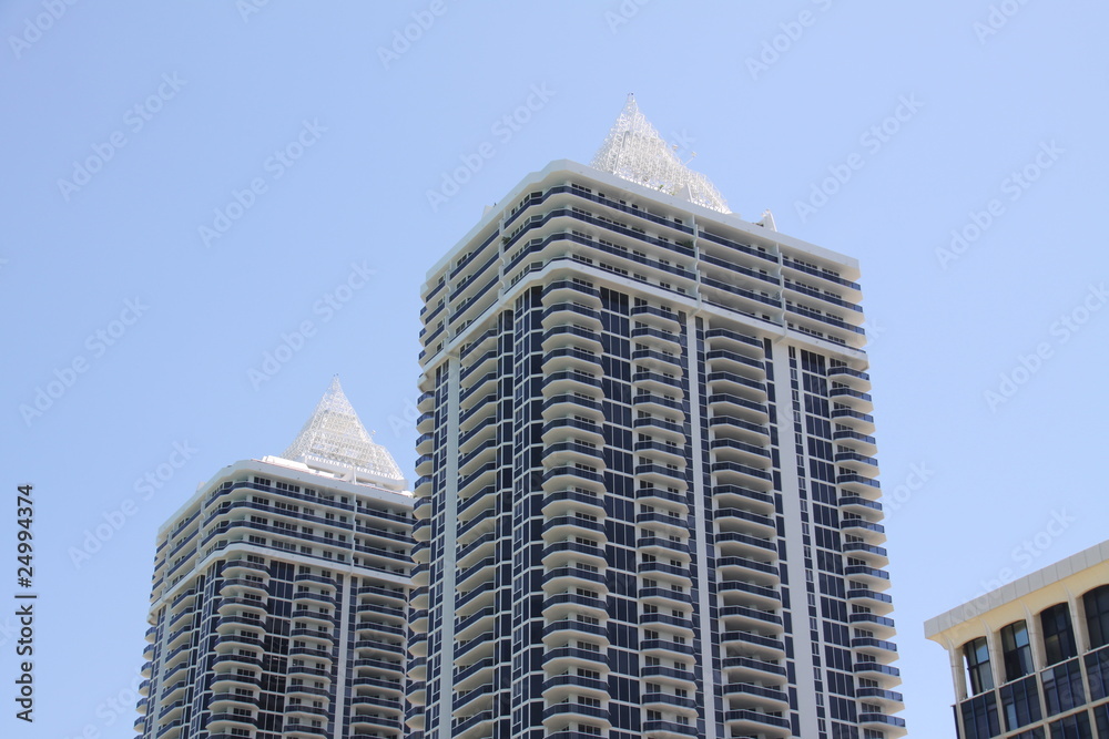 Wolkenkratzer in Miami Beach