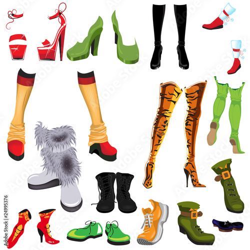 set of shoes