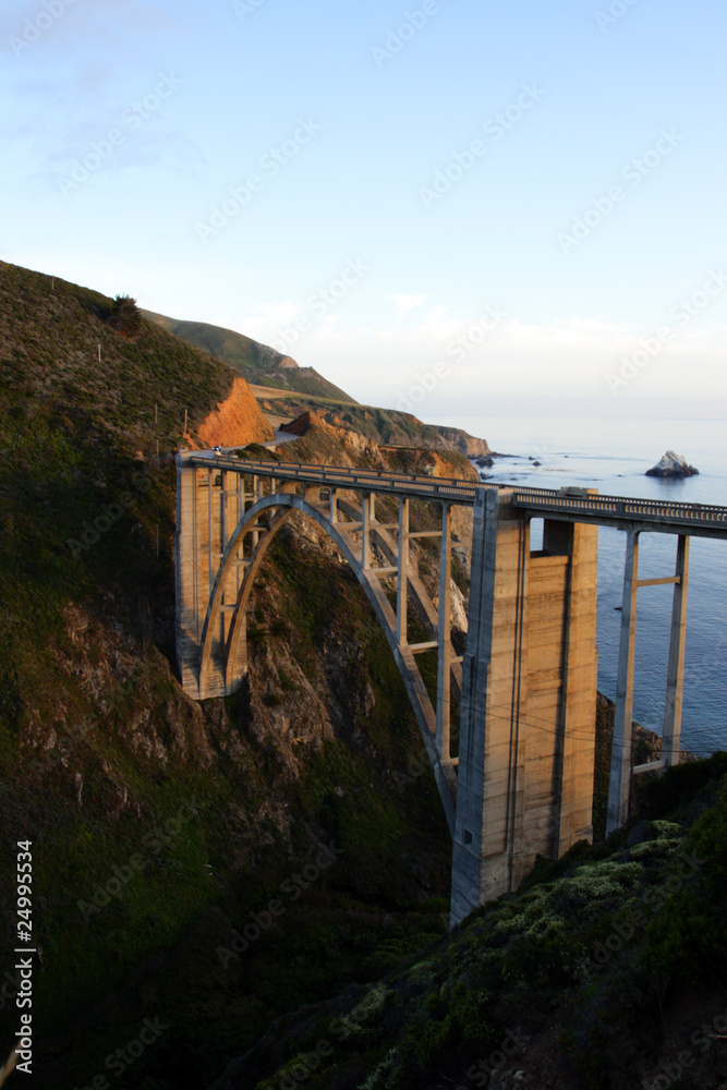Bixby Bridge, Big Sur, california, USA..