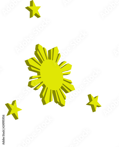 Button Philippinen 3D
