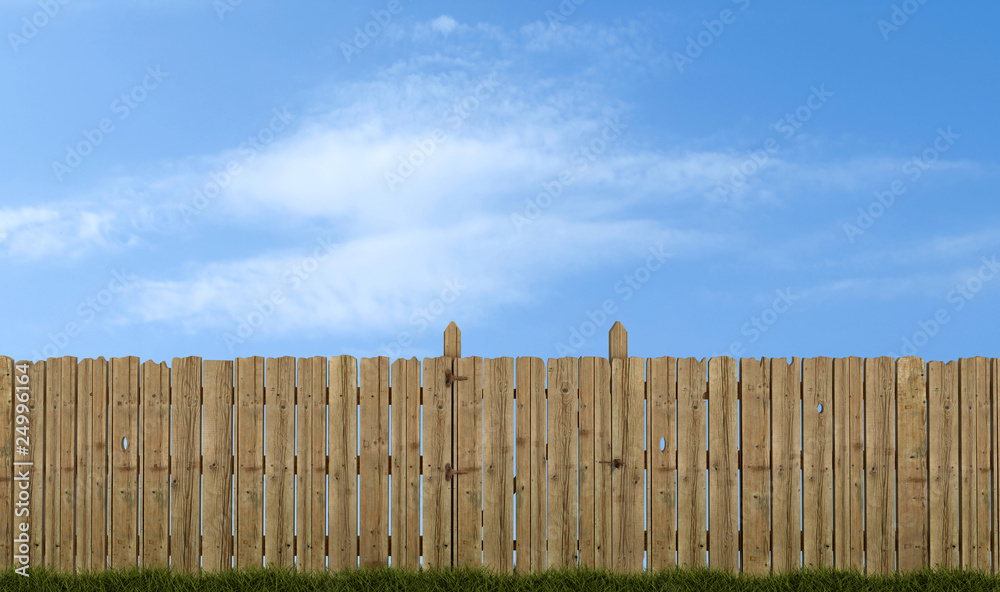 Fototapeta premium old wooden fence
