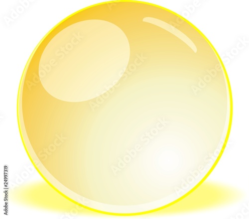 bouton jaune orange