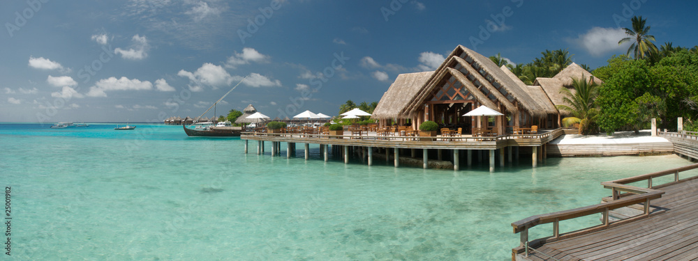 Obraz premium Maldivian island