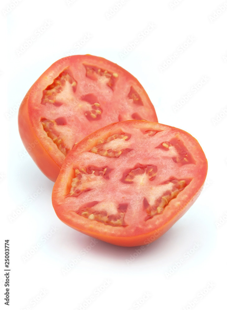 Tomato on floors close up