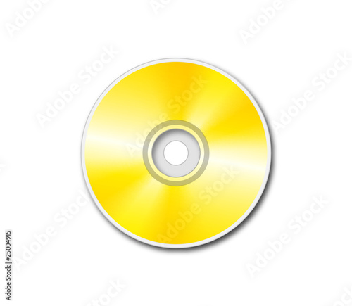Golden CD vector