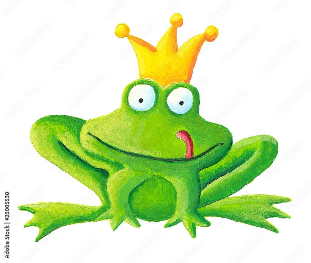 Naklejka premium The Frog Pprince