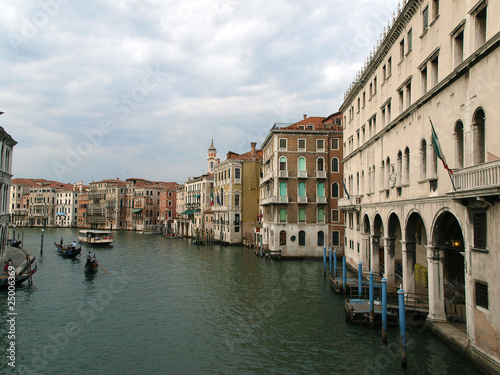Venice - Exquisite antique buildings along Canal Grande © wjarek