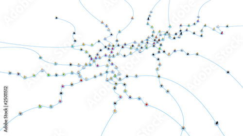 Cartoon Crowd Links, Route