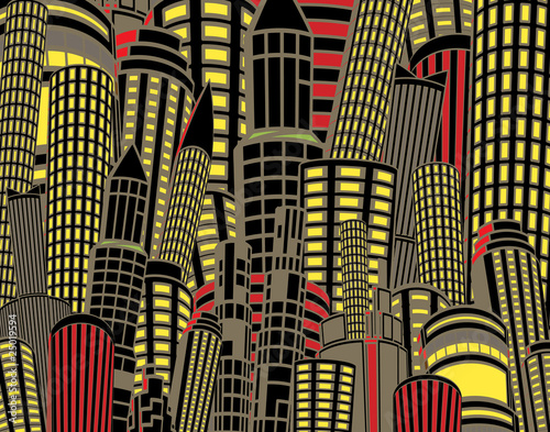 Cartoon city