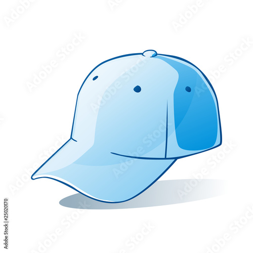 fully editable vector illustration of isolated hat