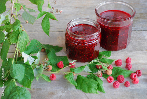 confiture de framboises
