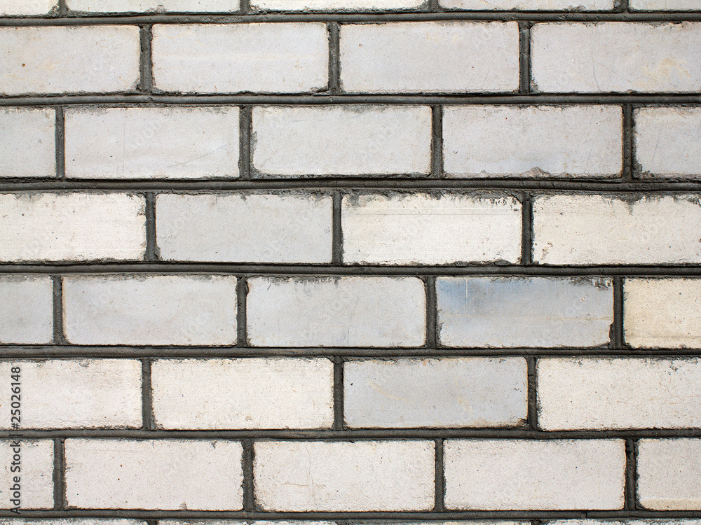 Fototapeta premium Wall house brick white