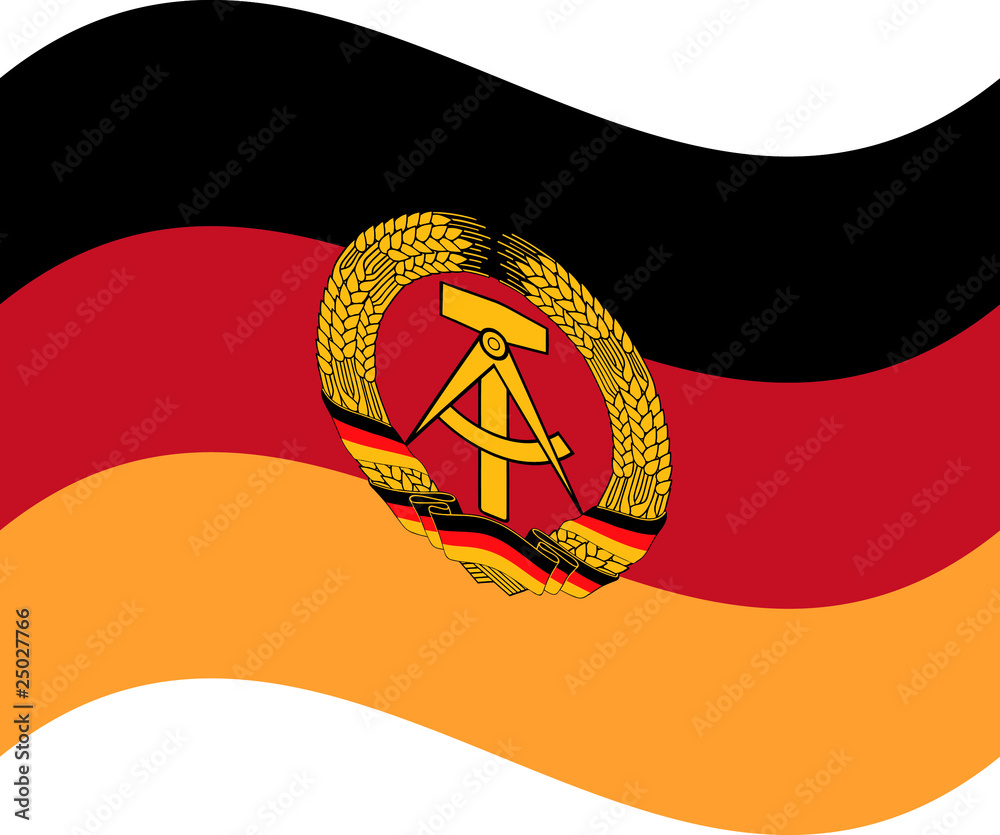 Flagge DDR Stock Vector | Adobe Stock