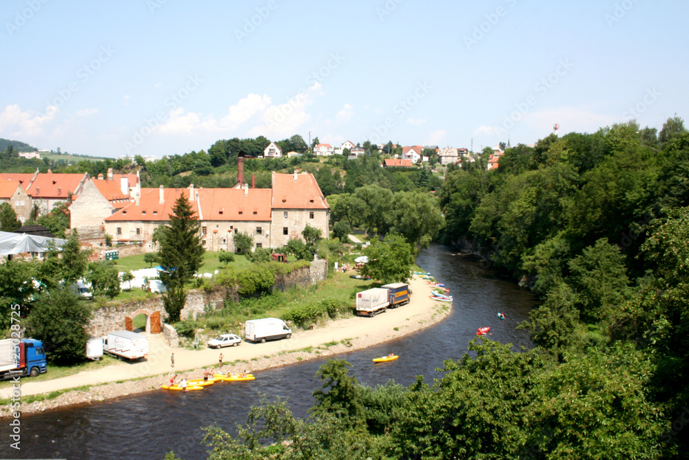 River in Czech Krumlov