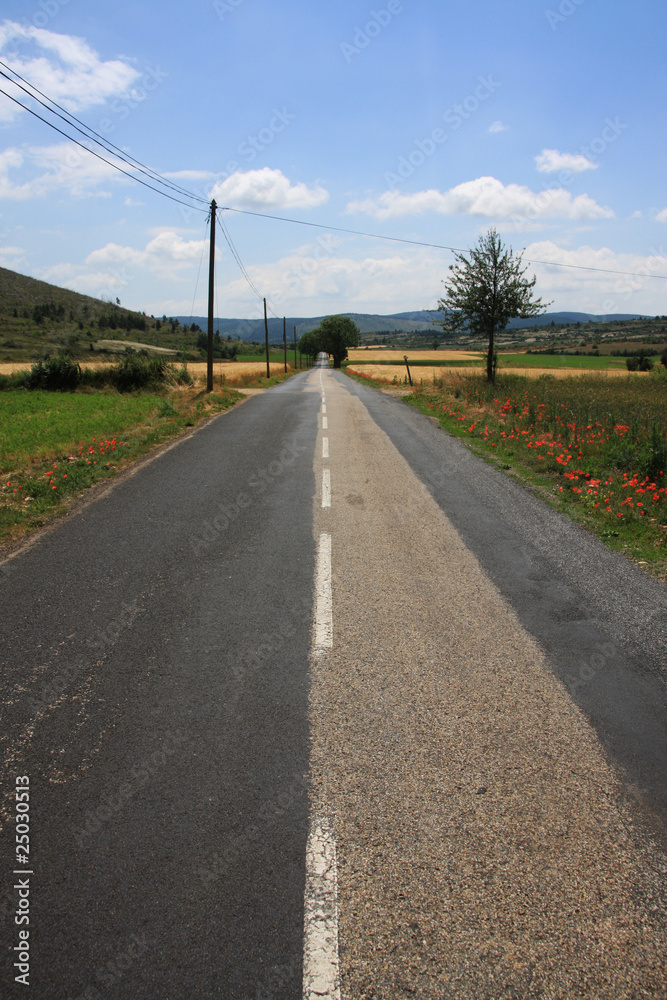 Straße in Frankreich Straße in Frankreich
