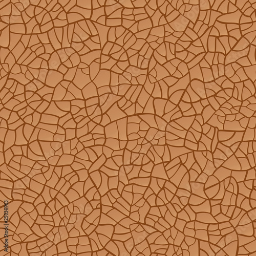 Vector seamless cracked texture