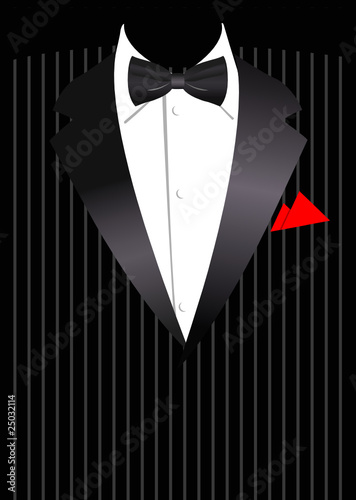 Vector illustration of elegant business suit