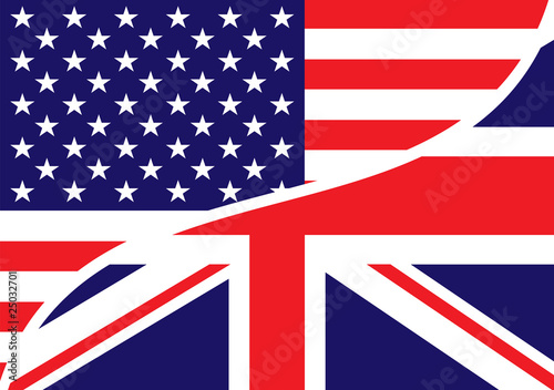 usa british flag