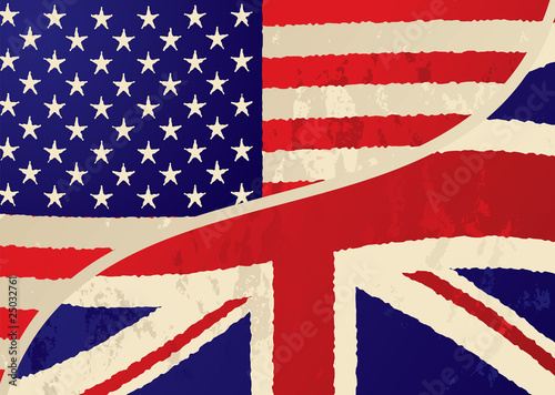 usa british grunge flag