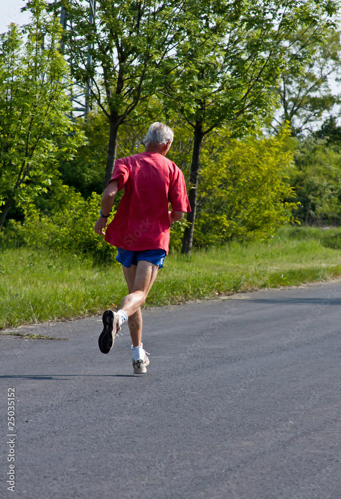 Senior runner