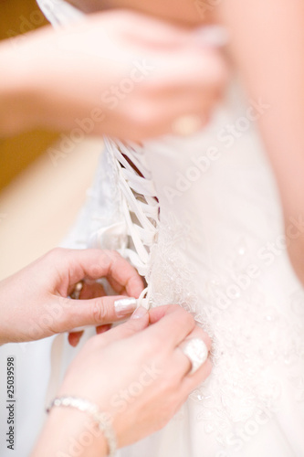 bride white dress