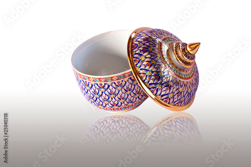 isolated of ancient bowl