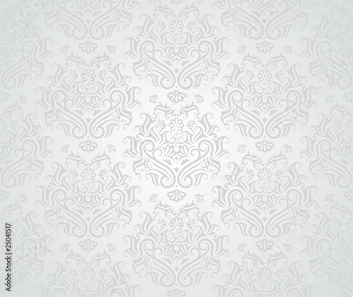 Seamless retro wallpaper pattern in light colors.