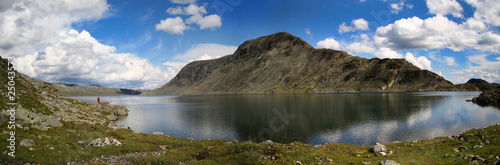 Panorama vom Besseggengrat in Norwegen © Karina Baumgart