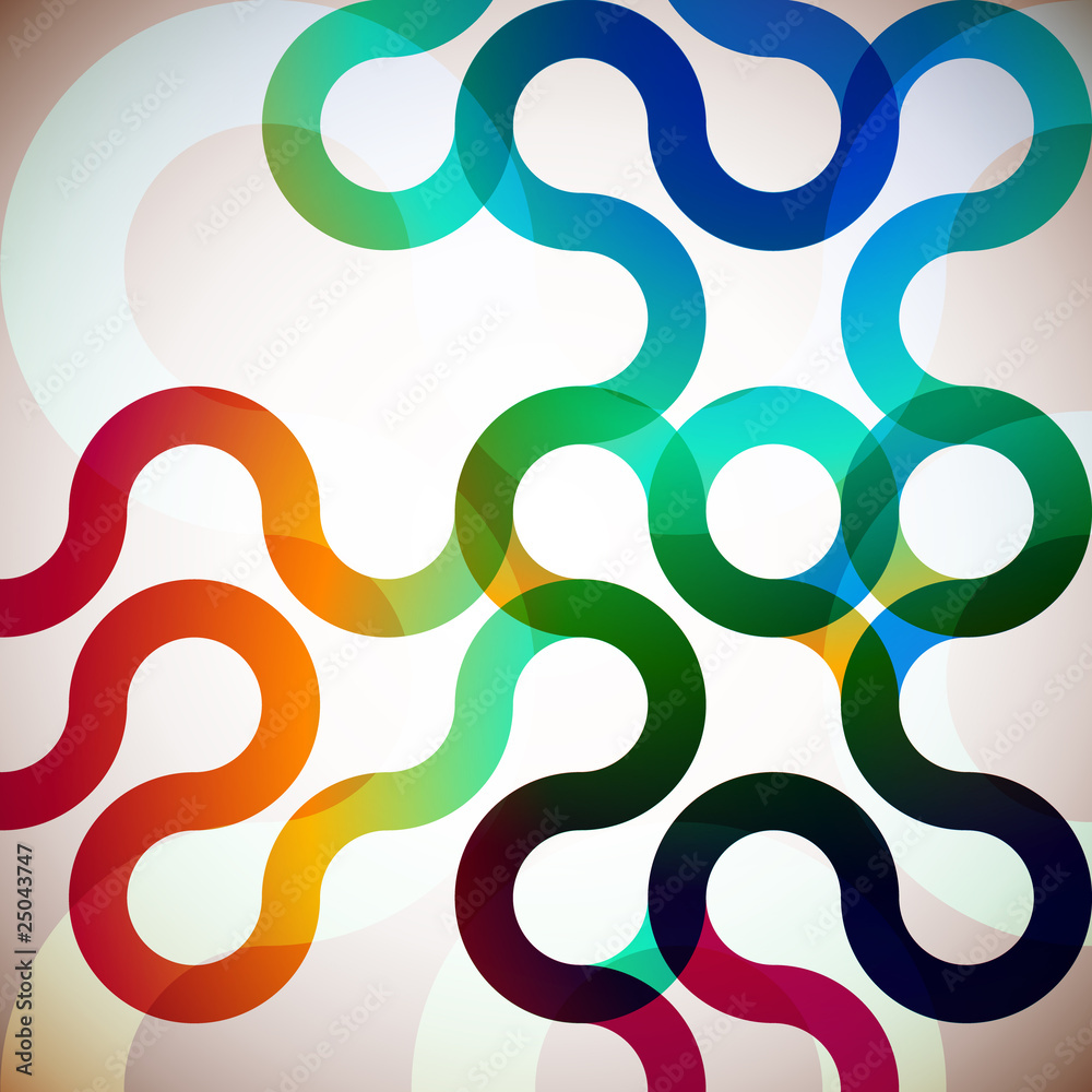 Obraz premium rainbow circles background