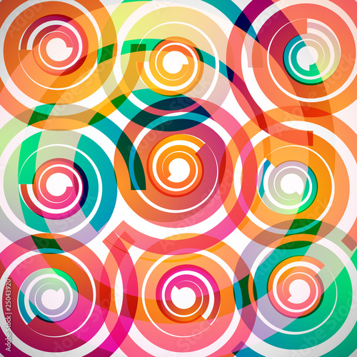 colorful spirals background