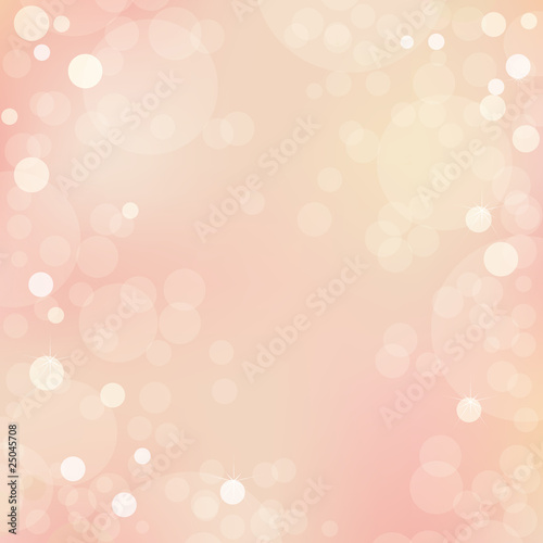 Beautiful Vector Background With Bokeh