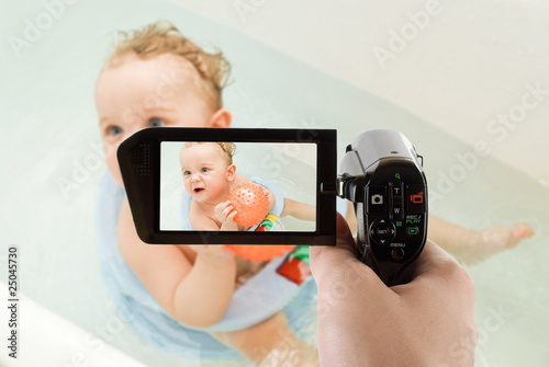 bathing camcorder