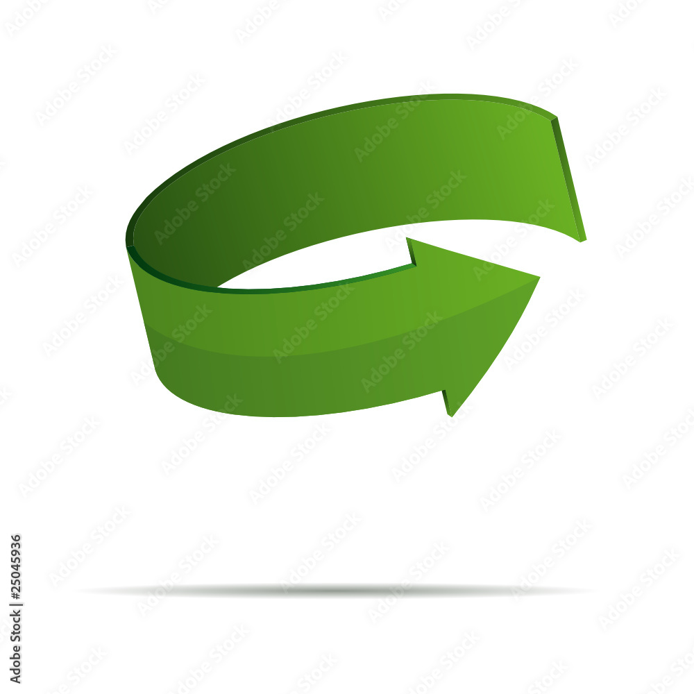 Arrowd 3d vector