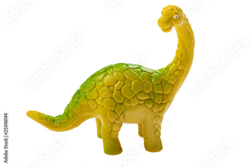 dinosaur toy isolated on white background