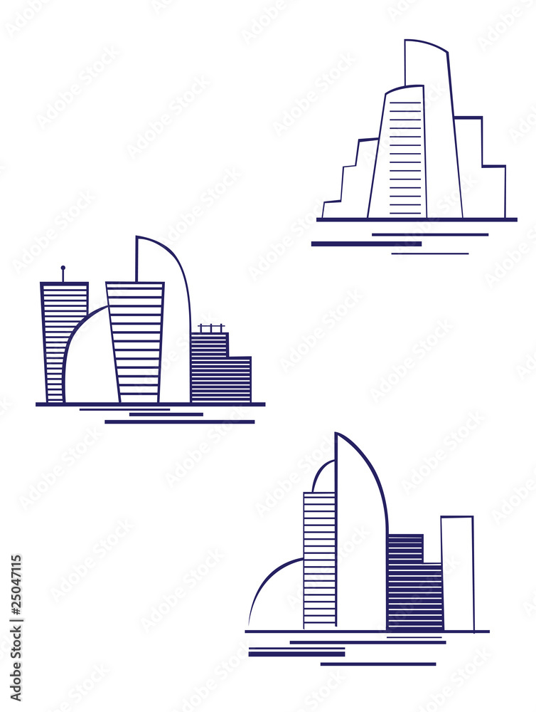 Obraz premium Real estate symbols