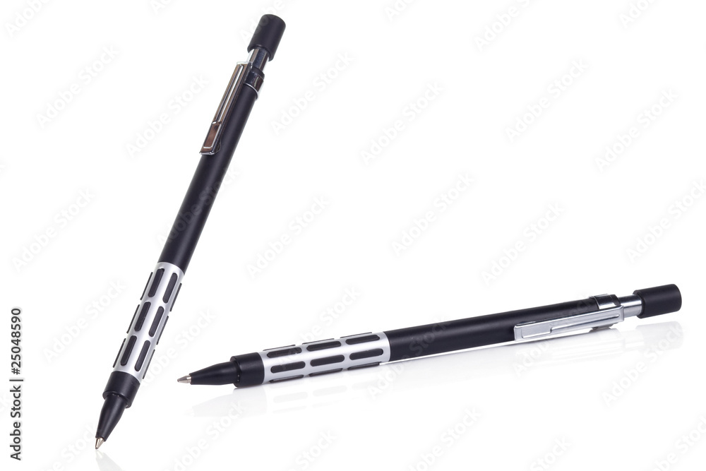 pens on white background pens on white background