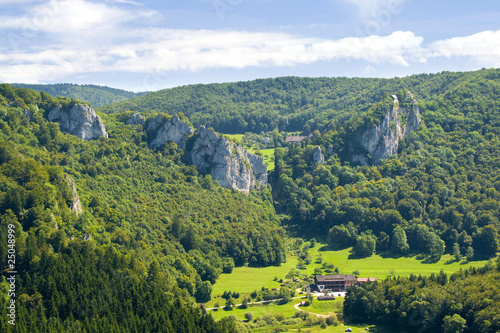 Landschaft im Donautal Schwäbische Alb