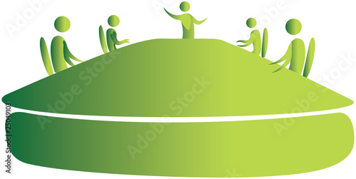 business people having a conference